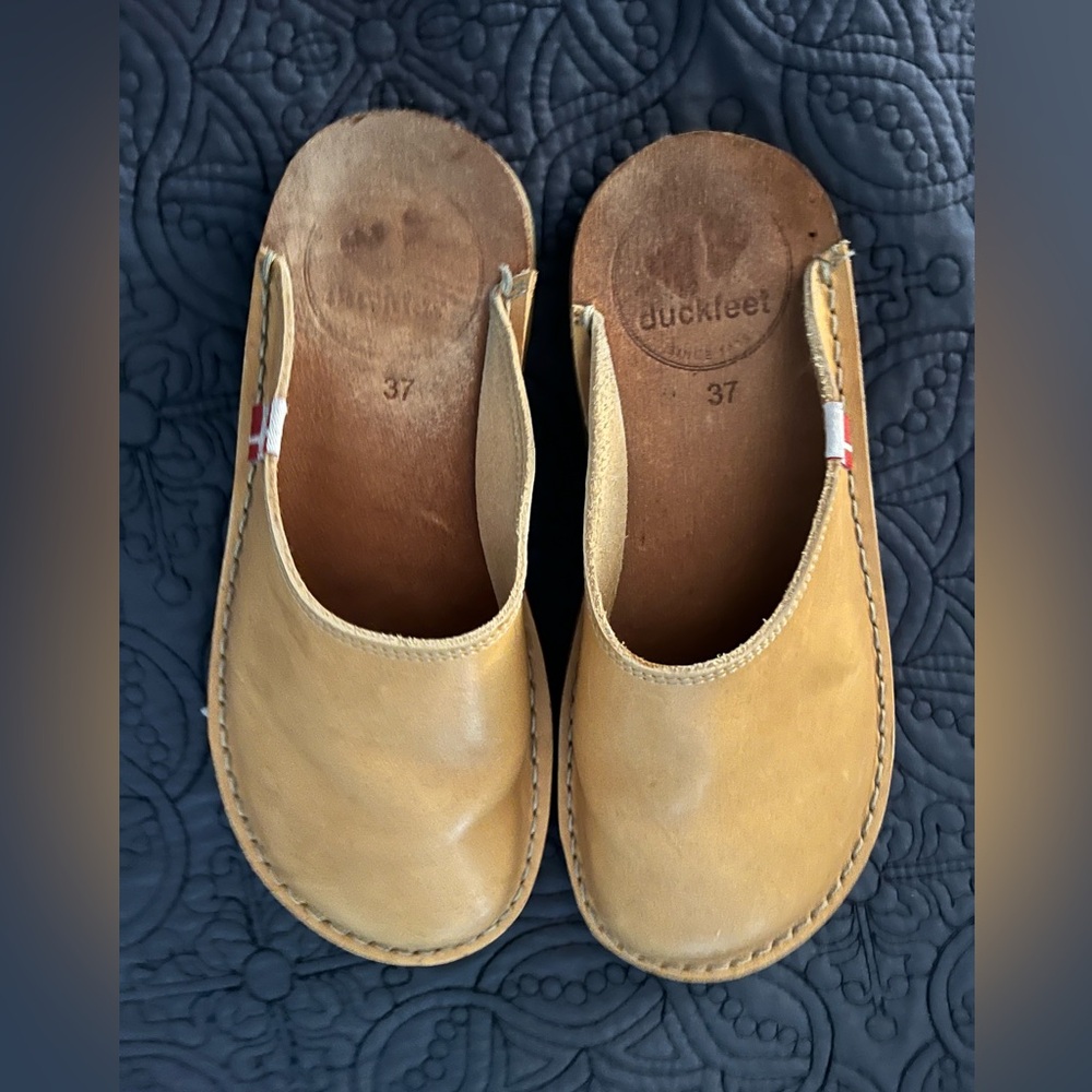 Duckfeet BLÅVAND leather clogs